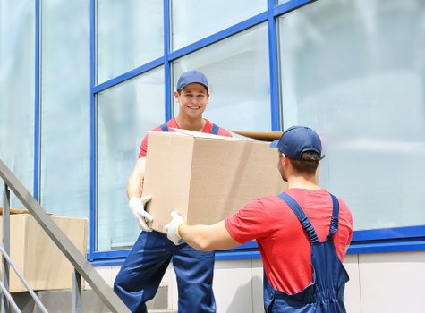 A local van service ready for moving items in Kensington