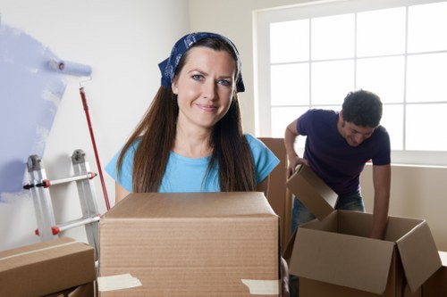 Furniture being carefully loaded by house removalists in Kensington