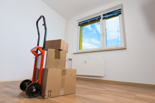 Preparing furniture for collection in Kensington