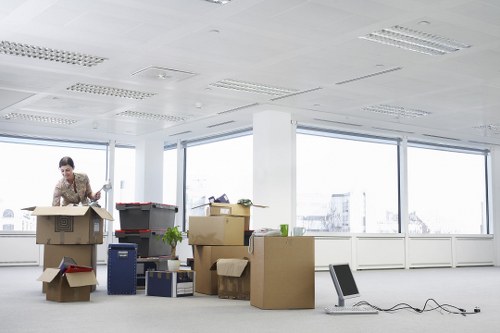 Waste disposal compliance for moving services